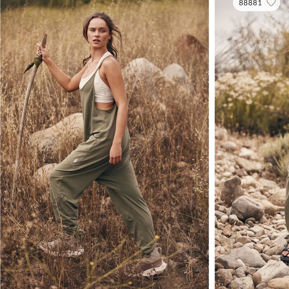 Free People MOVEMENT Hot Shot Onesie in Sea Grass - Picture 3 of 8